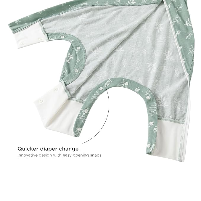 Duomiaomiao 0.5 TOG Toddler Sleep Sack 12-24 Months 100% Cotton Lightweight Baby Sleep Sack with Feet, Breathable Comfy Toddler Wearable Blanket