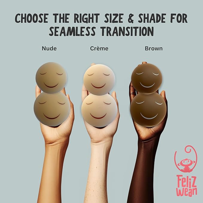 Weaning Breastfeeding 3.3" Nipple Covers for Toddlers– Breastfeeding Weaning Nipple Shields, Breast Nursing