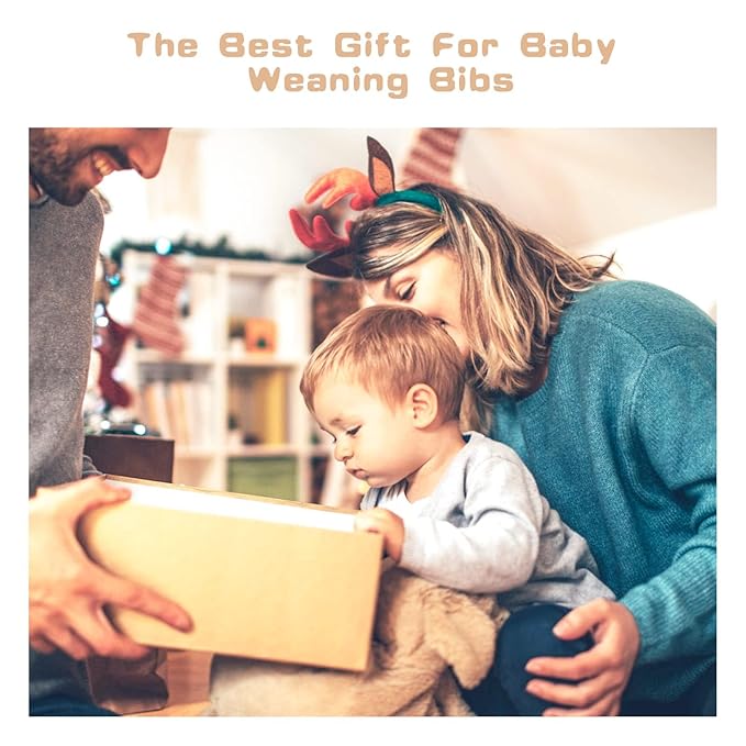 Vicloon Coverall Baby Feeding Bib, Weaning Bib Attaches to Highchair and Table, Long Sleeves Bib with Waterproof, Comfortable,Machine Washable, Baby Bib For 6 Month to 3 Years Old (Pink)