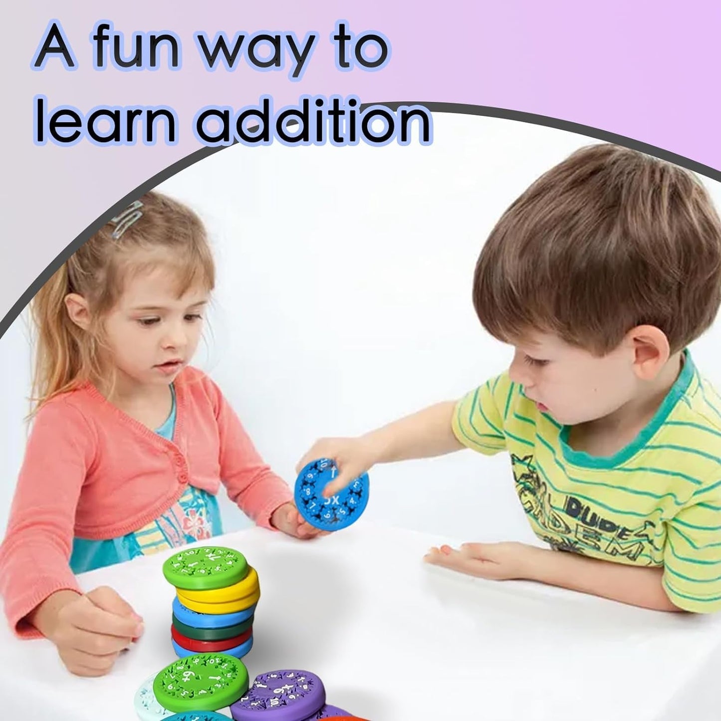 2024 Math Fidget Spinners Math Fidget Toy,Fidget Spinner Sensory Toys,Multiplication Table Game Fidget Toys,Math Games Digital Table Toy,Stress Anxiety Relief ( 9 Packs - Addition & Subtraction )