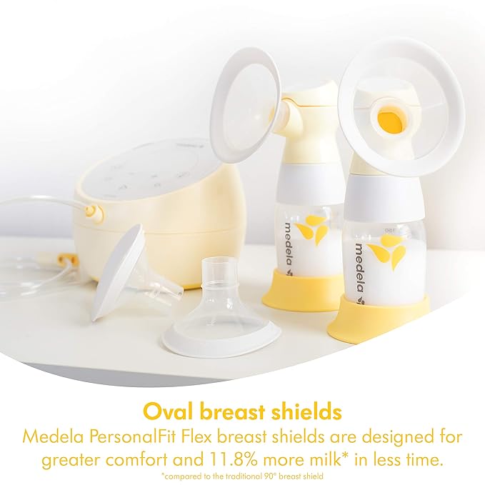 Medela Sonata Smart Breast Pump, Hospital Performance Double Electric Breastpump, Rechargeable, Flex Breast Shields, Touch Screen Display, Connects to Medela Family App