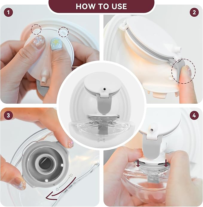 6 Pack M9 Duckbill Valves Compatible with Momcozy Mobile Flow, Mom Cozy M9 Replacement Parts