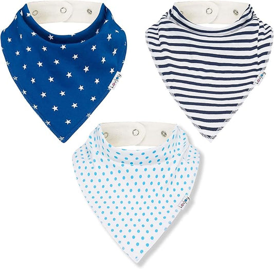 Lovjoy Large Bandana bibs - Special Needs Bibs - For Older Children, Youth and Adults - Practical, absorbent and Stylish