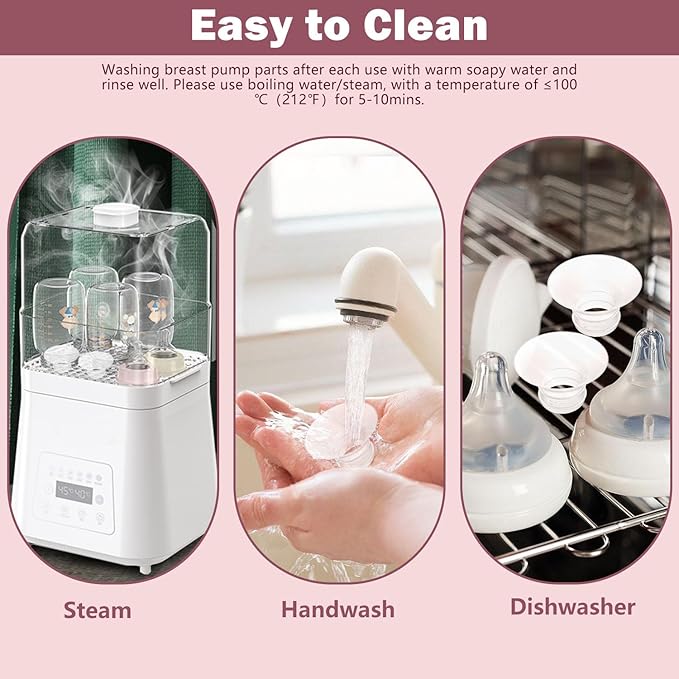 4pcs Flange Inserts 22mm Compatible with Momcozy M9/M6/M5/V1 Pro/V2 Pro/S12 Pro/S9 Pro Wearable Breast Pump, for Momcozy Breast Pump Replacement Parts, Reduce 24mm Nipple Tunnel Down to 22mm