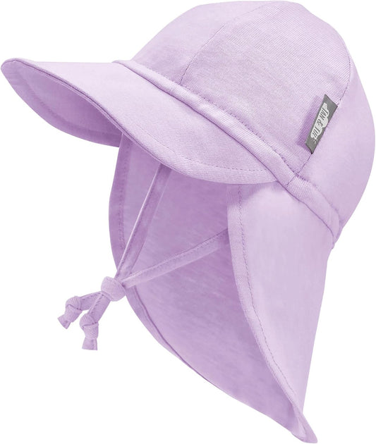 JAN & JUL Sun Soft Baby Cap | Cotton Neck Flap Hat for Littles