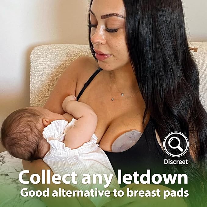 haakaa Silicone Breast Pump and Ladybug Breast Shells Combo for Breastfeeding Moms to Collect Breast Milk| Pumping and Nursing| Portable Breastmilk Catcher(pump-4oz/100ml,1pk; Shell-2.5oz/75ml,1pk)