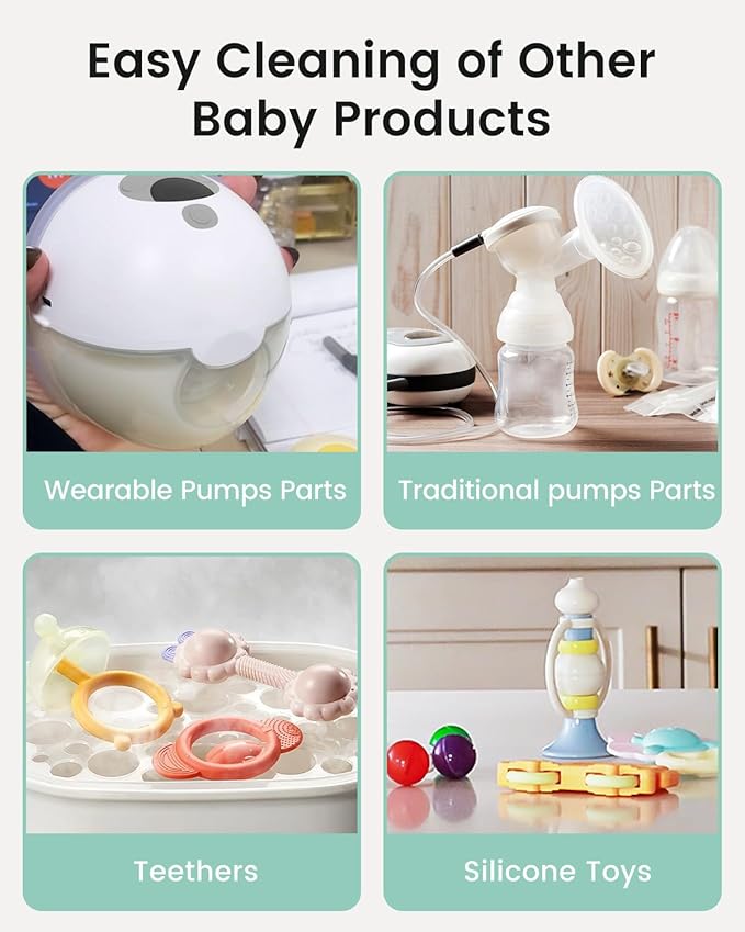 GROWNSY Official Detergent Washing Tablets - 130 PCS, Compatible with Momcozy Baby Bottle Washers