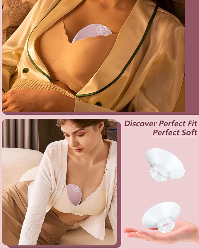 1pcs Breast Pump Flange Insert 21mm Compatible with Momcozy M9/M6/M5/S12 Pro/S9 Pro/V1 Pro/V2 Pro Wearable Breast Pump, Replace for Momcozy Pump Flange Insert, BPA Free, OEM, Not Original Parts