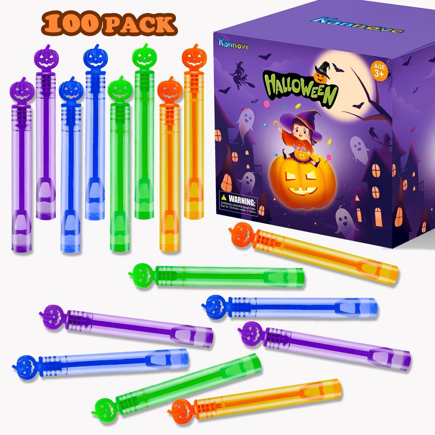 Halloween Party Favors Supplies for Kids 100 Pack – Bulk Giveaways Handouts,Boo Basket Pinata Goodie Bag Stuffers Fillers,Trick or Treat Toys,Classroom Prizes Gifts Activities for Toddlers Boys Girls