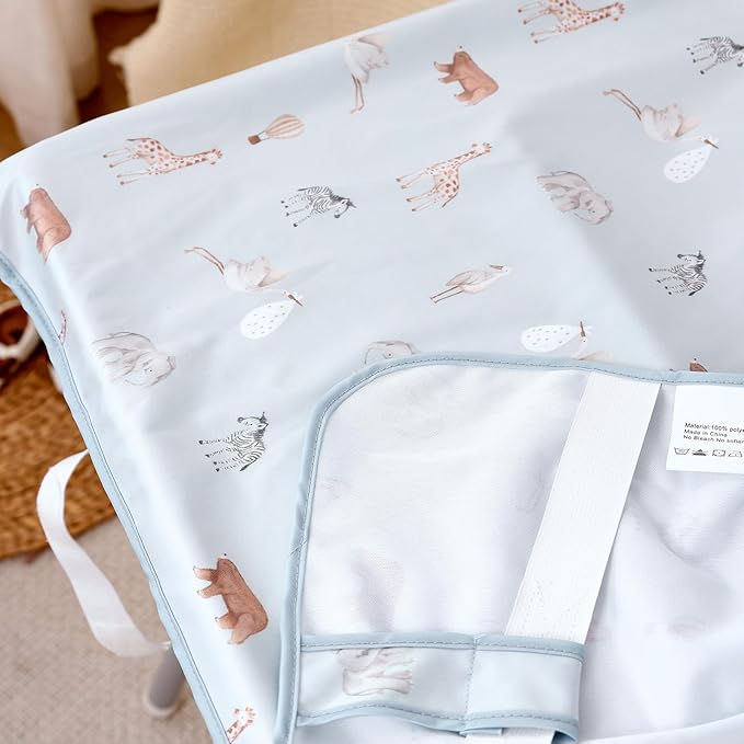 Happy Flute Long Sleeve Baby Bib-Mess Proof Baby Feeding Bibs with Adjustable Design for Babies during Eating or Highchair