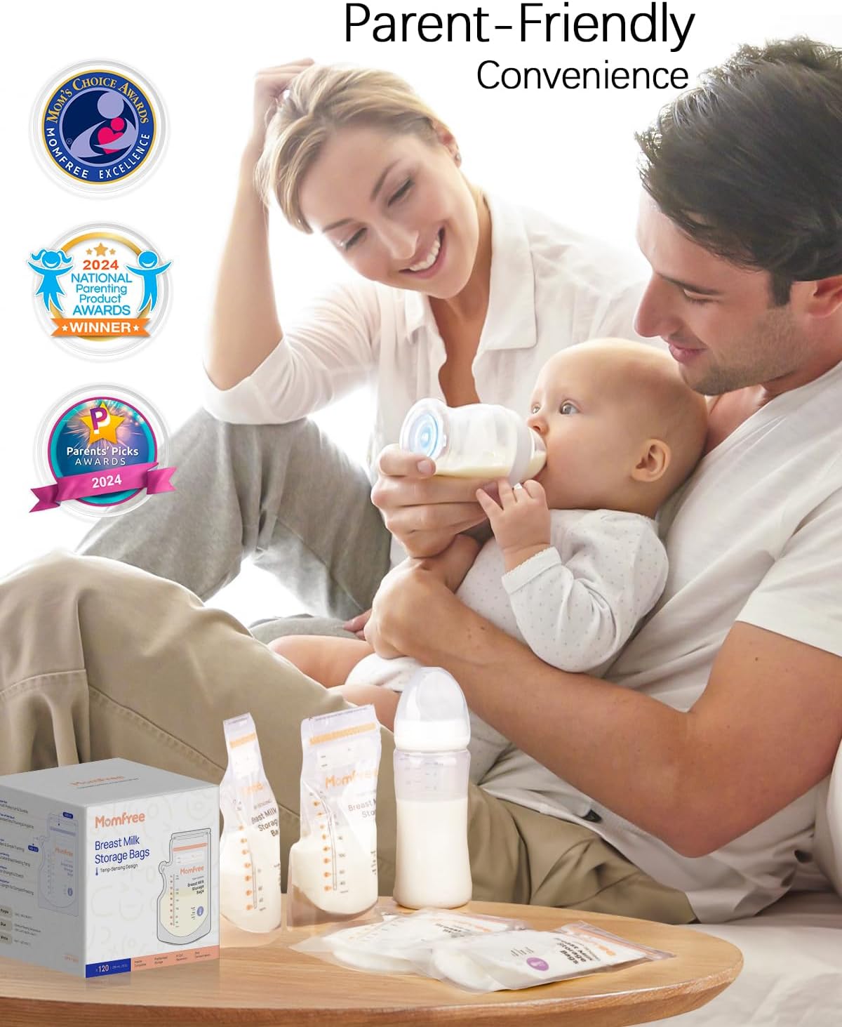 Fast Freeze & Thaw Breast Milk Bags-60PCS