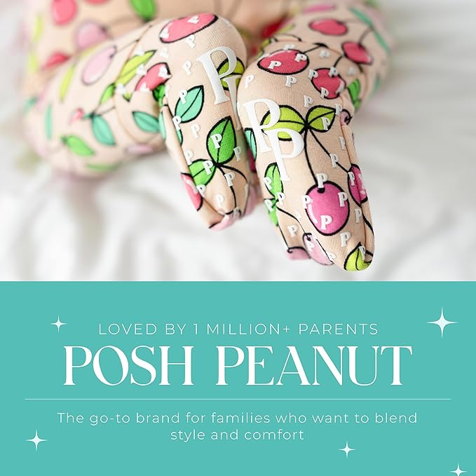 Posh Peanut Convertible Baby Sleepers - Girls Footless Baby Pajamas with 2 Way Zipper for Easy Diaper Changes
