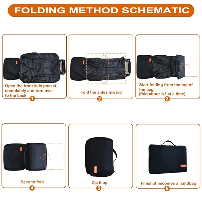 Mactso Stroller Travel Bag Compatible with GB Pockit Air Plus All Terrain and GB Pockit + All City, Lightweight Stroller Travel Backpack for Airplane (Black, L)