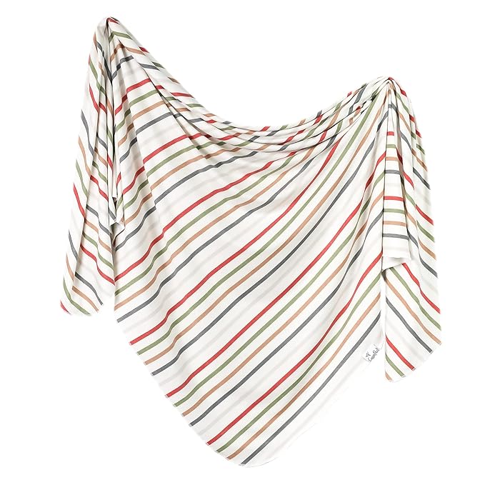 Copper Pearl Large Premium Knit Baby Swaddle Receiving Blanket Linus