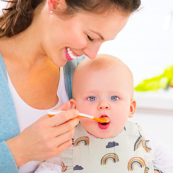 Geyoga 12 Pack Muslin Baby Bibs Adjustable Bandana Drool Bib for Unisex Cotton for Infants Boys Girls Teething