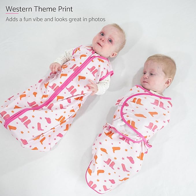 LollyBanks Baby Sleep Sack, 100% Cotton Wearable Blanket 2-Way Zipper Sleep Sacks