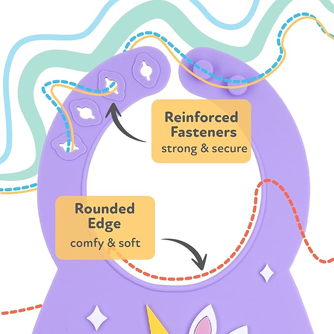 Nuby On The Go Silicone 3D Bib with Scoop to Catch Mess