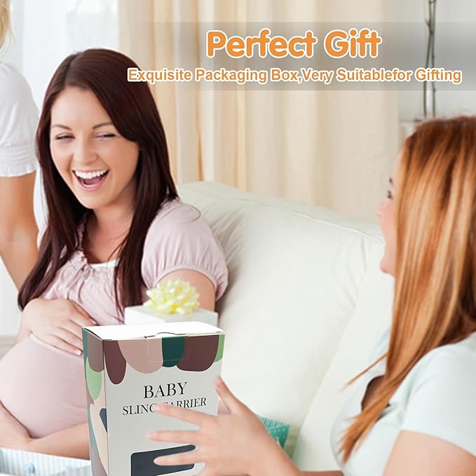 Baby Sling Carrier,Toddler Carrier,Upgraded 2025 Baby Sling with 4 Adjustable Straps(10-30lbs),Lightweight,Portable and One Size Fits All(Black)