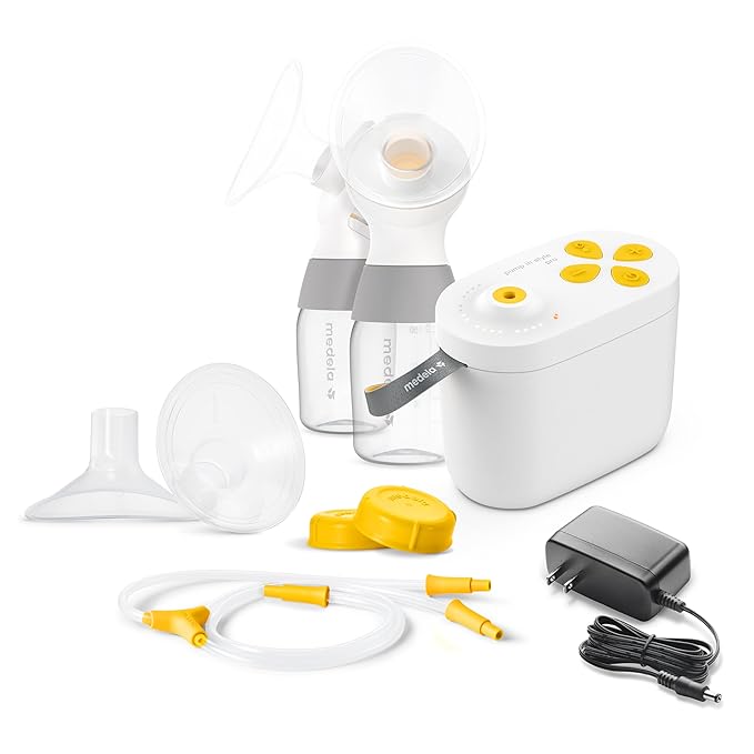 Medla New 2nd Gen Medela Pump in Style Pro Breast Pump, Clinically Proven Hospital-Efficiency, Compact Portable Double Electric Pump with Bottles and PersonalFit Plus Breast Shields