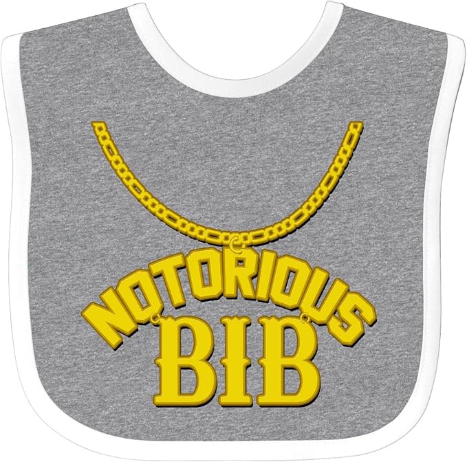 inktastic Notorious Bib Baby Bib
