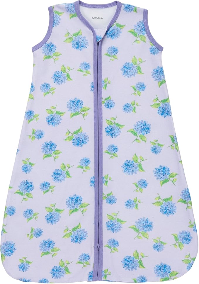 LollyBanks Baby Sleep Sack, 100% Cotton Wearable Blanket 2-Way Zipper Sleep Sacks