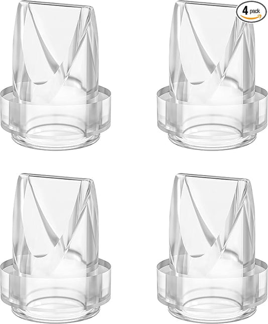 Nuliie Breast Pumps Accessories, Valves Replacement for Nuliie Wearable Breast Pump Electrical with Storage Bag (Model:S32) 4Pcs Duckbill Valves