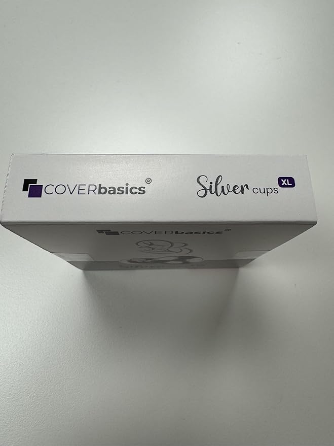 Original Italian Silver Nursing Cups - Nipple Shields for Breastfeeding - Helps Soothe and Protect Sore Nipples - Dermatologically Tested - Medical Device FDA-Registered (XL)