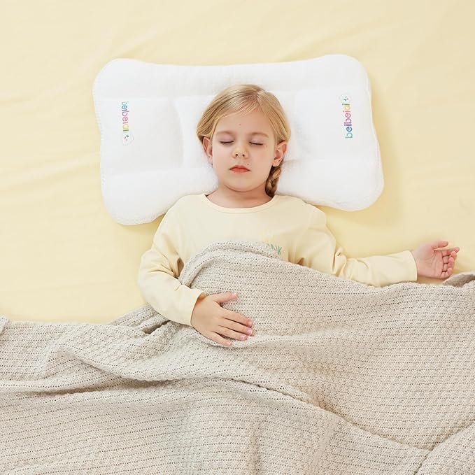 Kids Pillow, Kids Pillows for Sleeping, Baby Pillow, Toddler Pillows, Baby Pillows for Sleeping for Newborn, Toddler Pillow 1-6 Year Old, Machine Washable (3-6 Years Old)