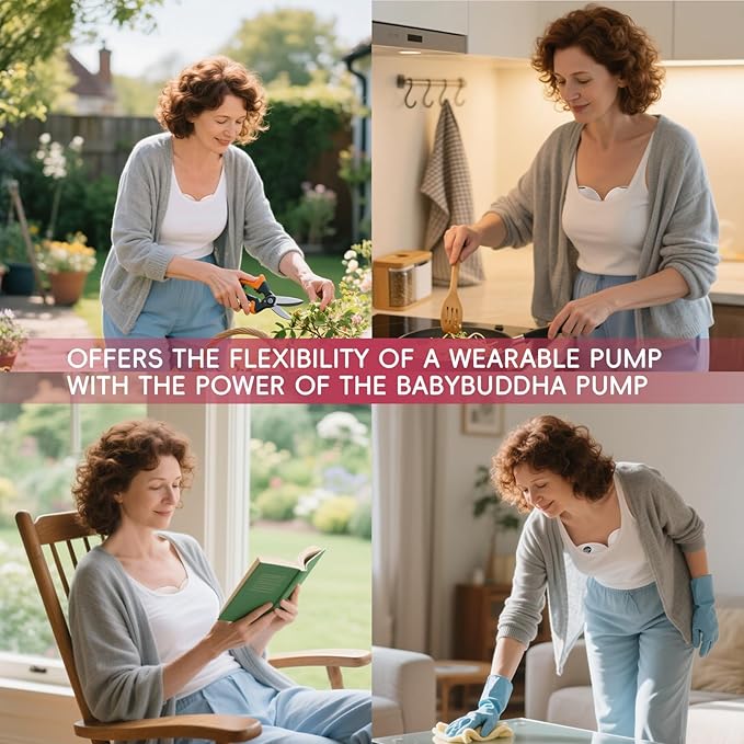 Breast Pump Hands Free, Wearable Breastfeeding Pump with 3 Modes & 9 Levels, Portable Electric Breast Pump with 17/19/21/24MM Flange, LED Display, Leak-Proof Design, 2 Pack