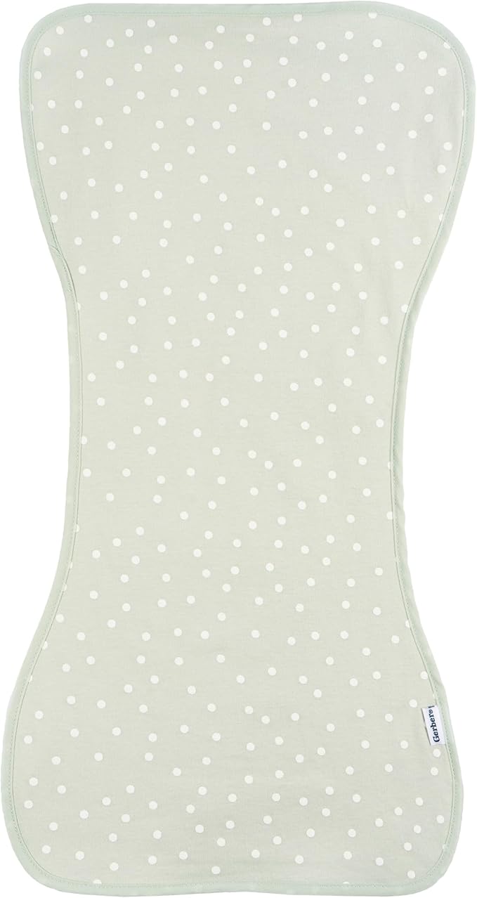 Gerber Baby Unisex Burp Cloths 5-Pack, Pink, Size 10.5" x 21"