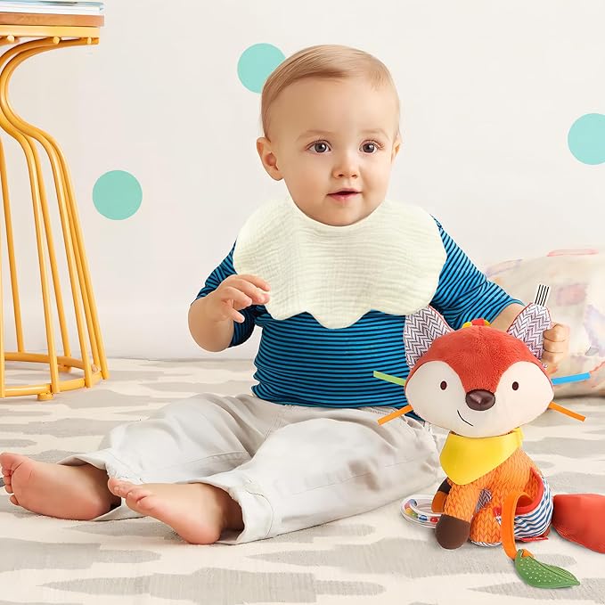 Baby Bibs Muslin Drool Teething Drooling Bibs for Baby Girl Boy Muslin Cotton