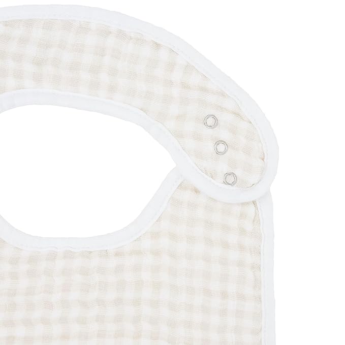 Little Unicorn Premium Classic Bib 3 pack | Adjustable as baby grows | Soft fabric on skin | Great for first time eaters (Farmyard)