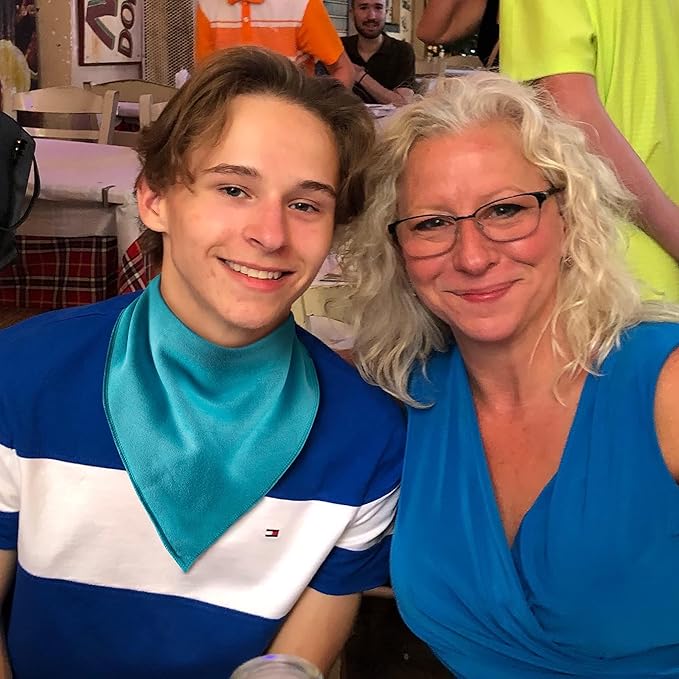 Adult Drool Bib for Special Needs, Large Elderly Bandana, Teen Bib for Women Men, Soft Absorbent Set for Kids