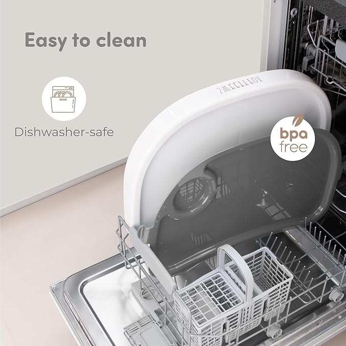 Baby High Chair Adjustable to 7 Different Heights - Foldable High Chairs for Babies and Toddlers - Silla para Comer de Bebe - Dark Grey