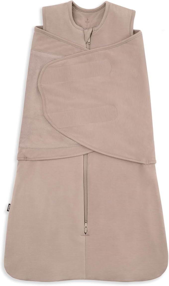 HALO SleepSack SuperSoft Swaddle, Cozy Bamboo Viscose, 3-Way Adjustable Swaddle, 2 Way Zipper, 2 TOG