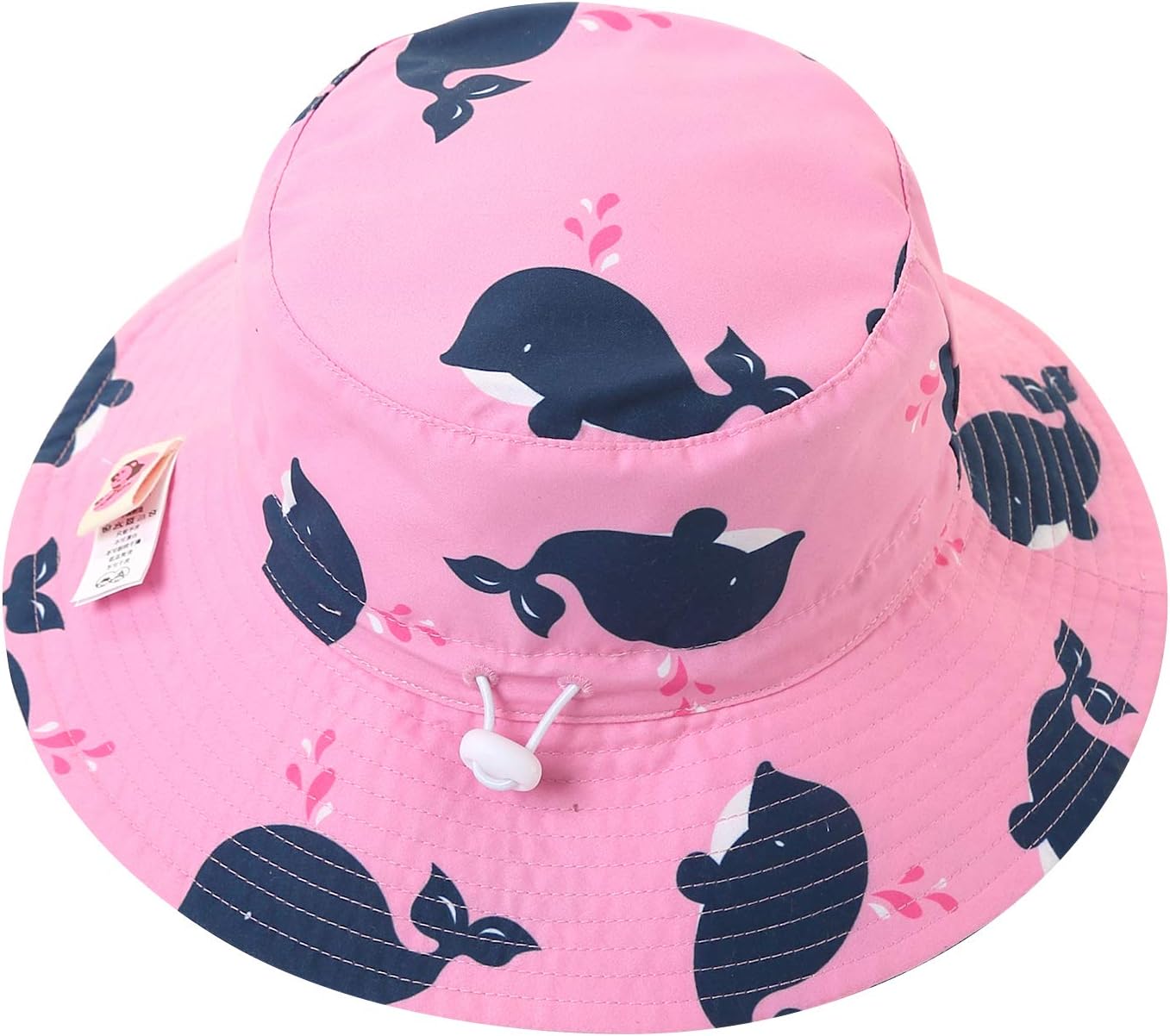 Home Prefer UPF50+ Wide Brim Sun Hat Boys Girls Sun Protection Hat Zoo Beach Swim Safari Bucket Hat for Baby Toddler Kid