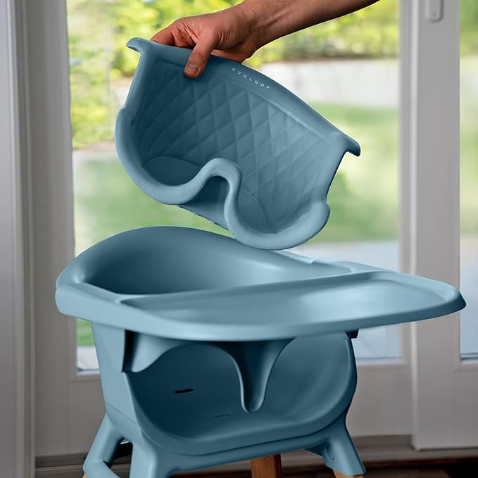 Sustainably-Made 3 in 1 High Chair, Made with 100% Recycled, Regenerative and Recyclable Materials, Easily Converts to a Booster Chair. Buyback Guarantee with Cashback Rebate.