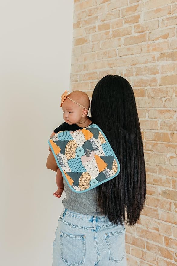 Copper Pearl Baby Burp Cloth Large 21''x10'' Size Premium Absorbent Triple Layer 3-Pack Gift Set 'Nightmare Before Christmas' - One Size