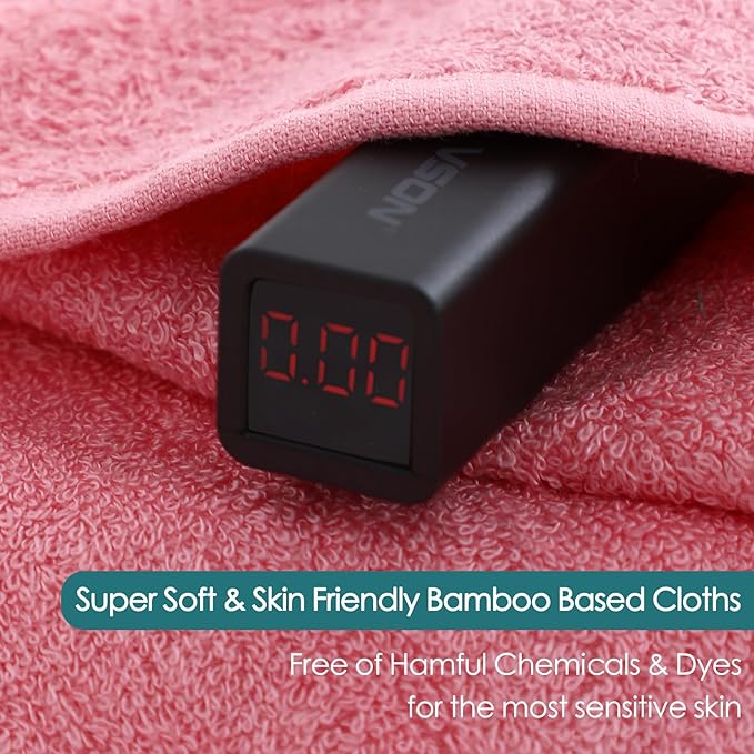 Baby Washcloths 12 Pack, 10x10 inch Heavenly Soft Wash Cloth for Face and Body, Gentle & Safe Pink Face Towel on Sensitive Skin, Baby Essentials Bath Shower Gifts for Girl Infant Kid Toddler Children