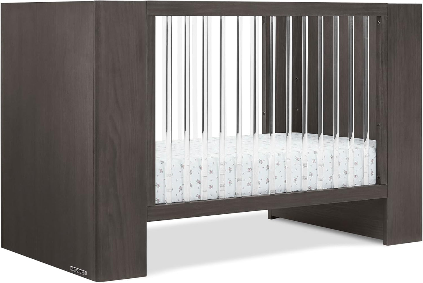 Delta Children Aerin 4-in-1 Convertible Crib - Greenguard Gold Certified, Rustic Grey