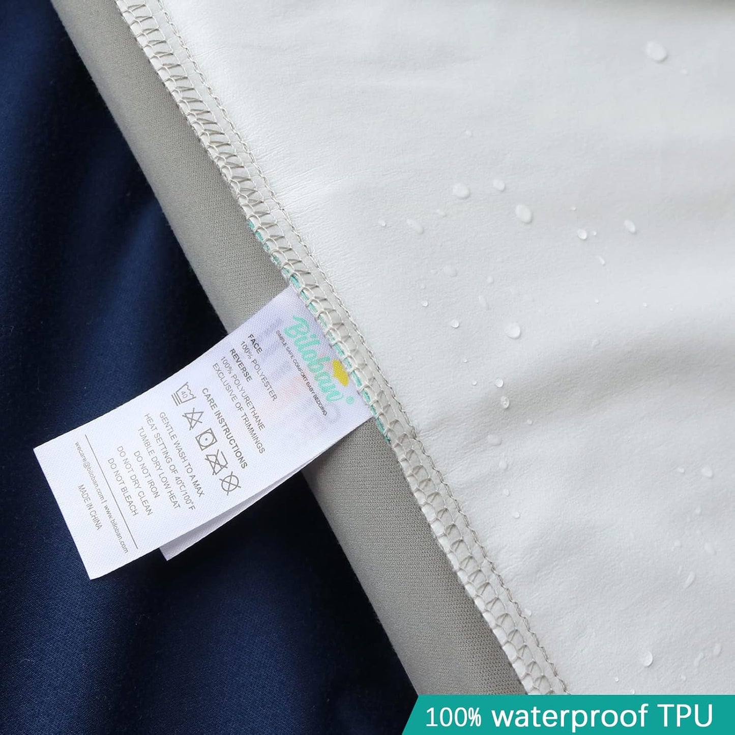 Waterproof Bassinet Sheets Fit for Halo, Dream on Me, Ingenuity, Fisher Price, Delta, Graco and Other Oval Bassinet Mattress, 2 Pack, Ultra Soft Microfiber Sheets, Grey & Navy