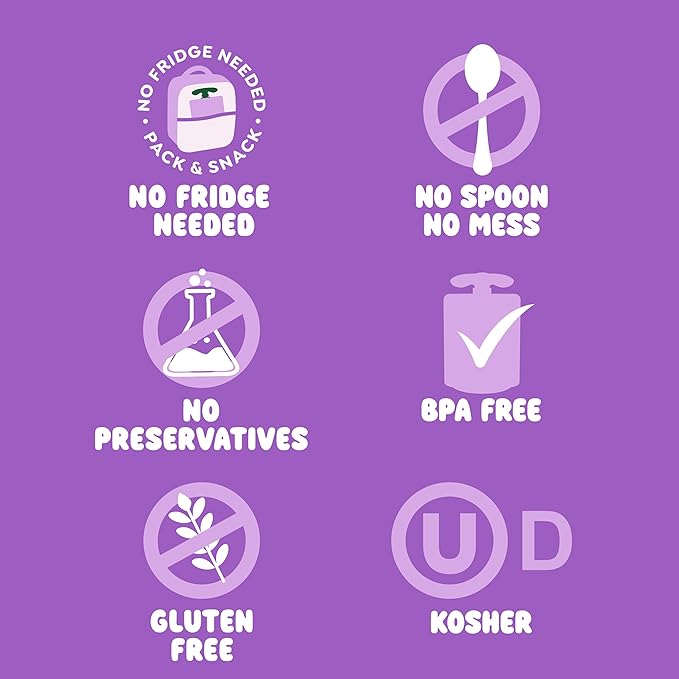 GoGo squeeZ PuddingZ Variety Pack, On-the-Go Chocolate and Vanilla Pudding, 3 oz. Pouches (Pack of 20), BPA Free Pouches