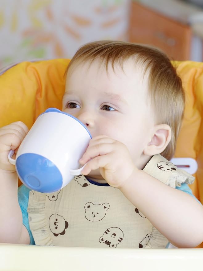 Geyoga 12 Pack Muslin Baby Bibs Adjustable Bandana Drool Bib for Unisex Cotton for Infants Boys Girls Teething