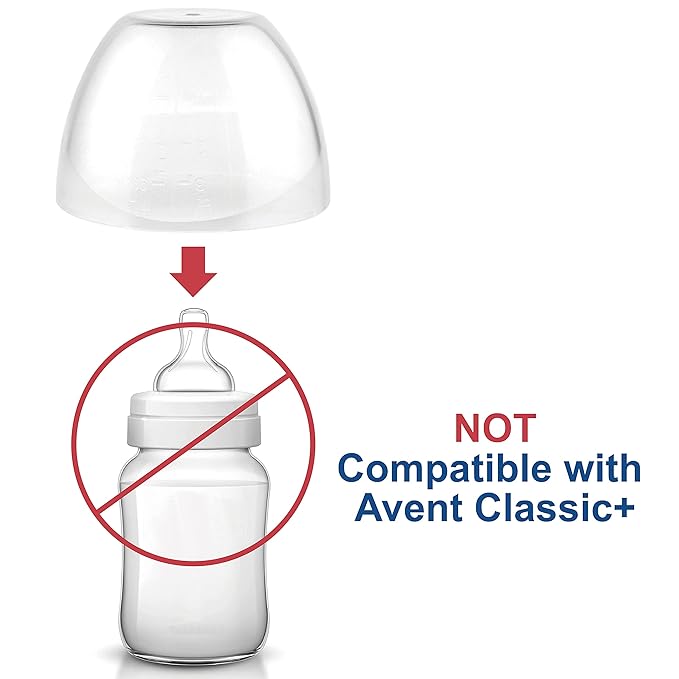 Maymom Dome Caps Compatible with Avent Natural PP Bottles or Natural Glass Bottles; Not for Classic Dome; Not Original Avent Replacement Parts