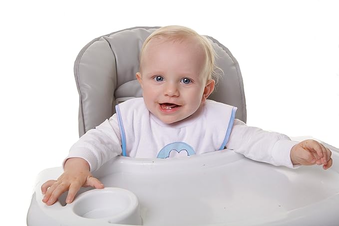 Dreambaby Terry Cloth Cotton Pullover Baby Bibs for Teething Feeding and Drooling - Super Absorbent & Extra Soft - Machine Washable - Farm Animals