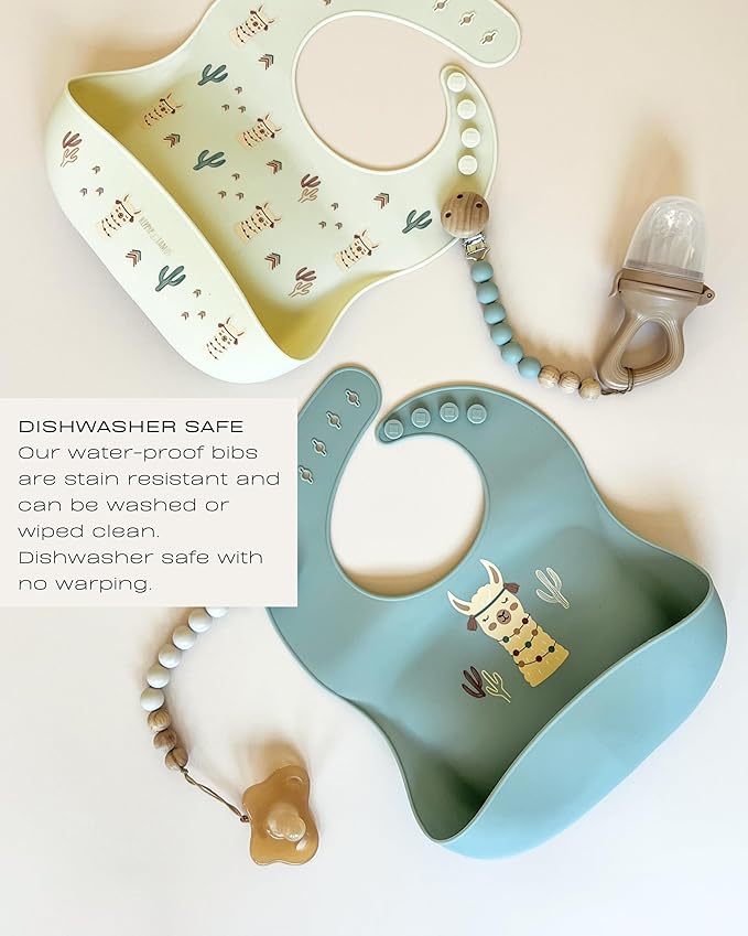 Hippypotamus Silicone Baby Bibs - Soft Waterproof Bibs for Babies & Toddlers