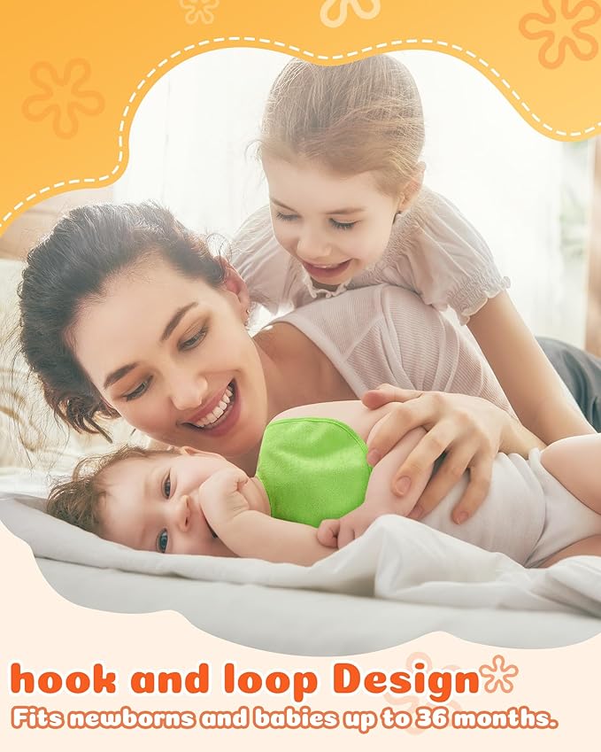 JaGely 30 Pack Baby Muslin Bandana Bibs Multicolor Solid Unisex Waterproof Feeder Adjustable Newborn Teething and Drooling