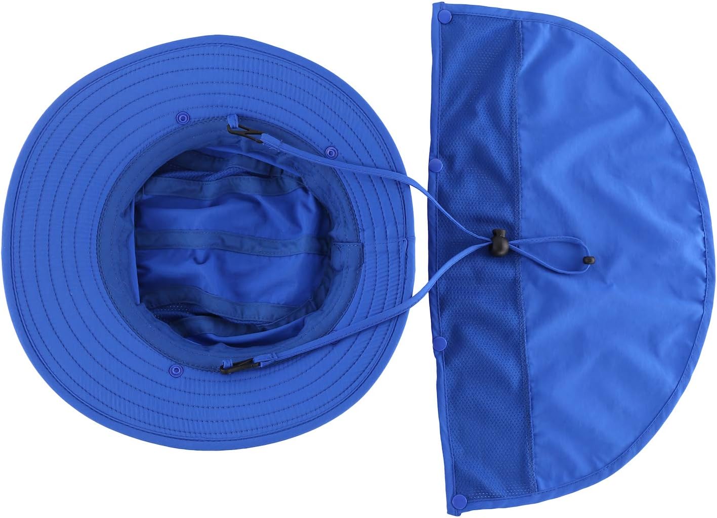 Home Prefer UPF 50+ Boys Sun Hat with Neck Flap Wide Brim Summer Beach Bucket Hat for Boys Girls Toddler Kids Safari Hat