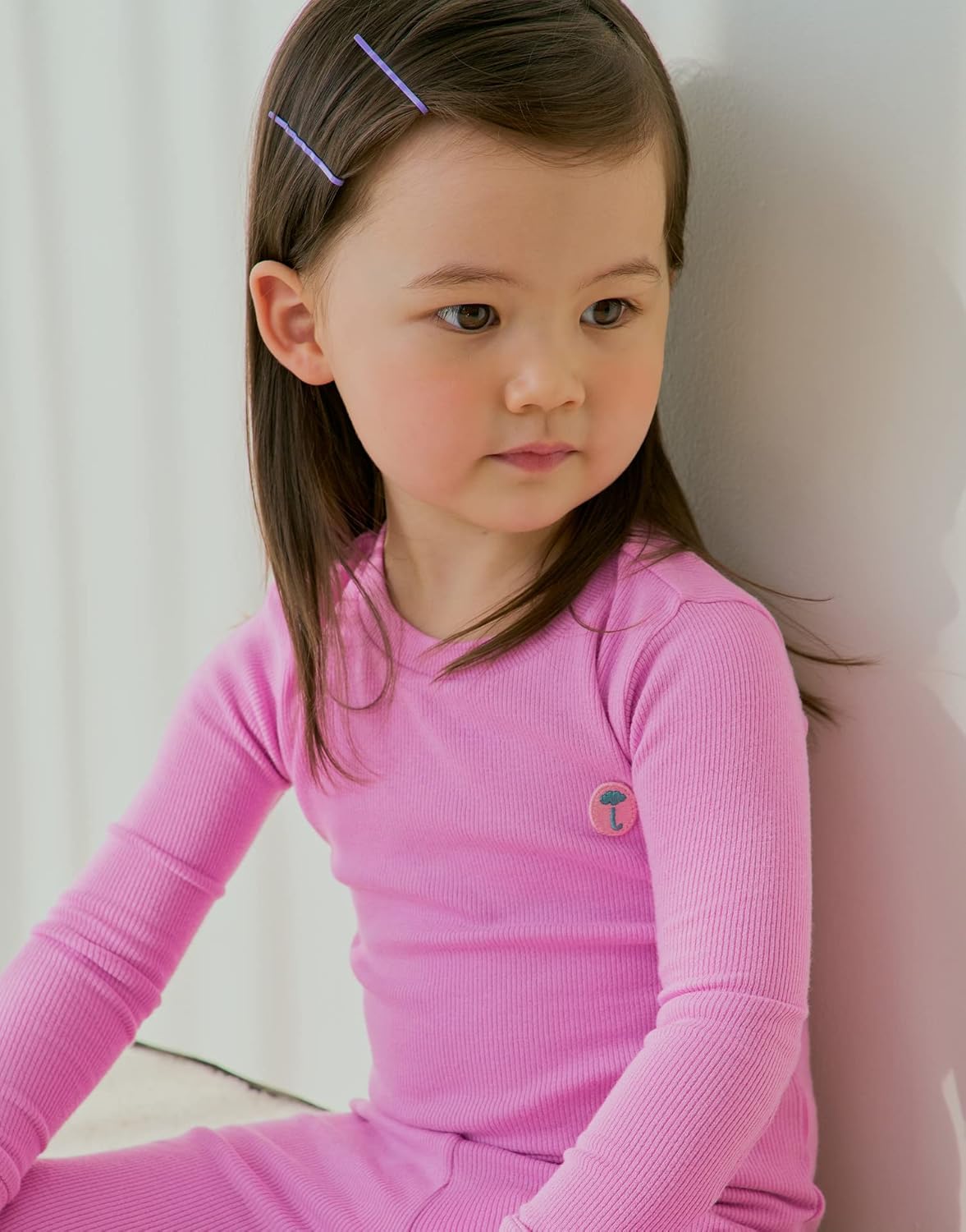 moimoln Pajamas Set 6M-5Y Solid Ribbed Unisex Baby & Toddler, Soft Viscose, Snug-Fit, Everyday Sleepwear