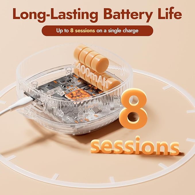 NCVI 2-in-1 Electric Breast Pump with Wearable Cups 8132, Spa-Like Comfort with VibeRelief Massage Micro-Vibration, Hospital-Grade Suction, Pain Relief & Fully Customizable Portable Breastfeeding Pump